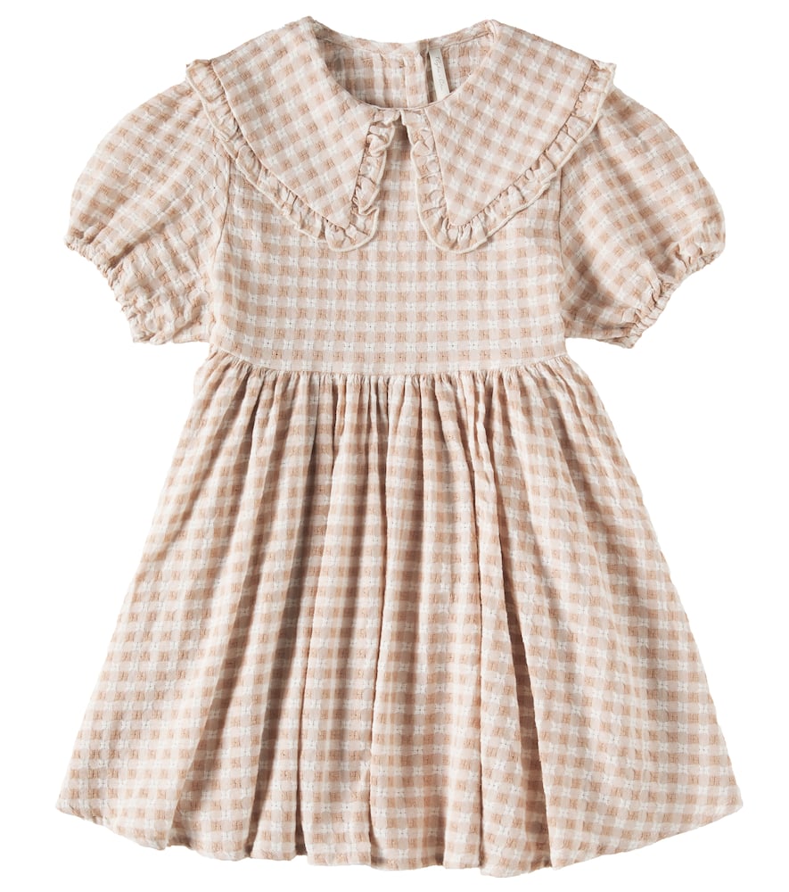 Rylee + Cru Camille gingham cotton dress