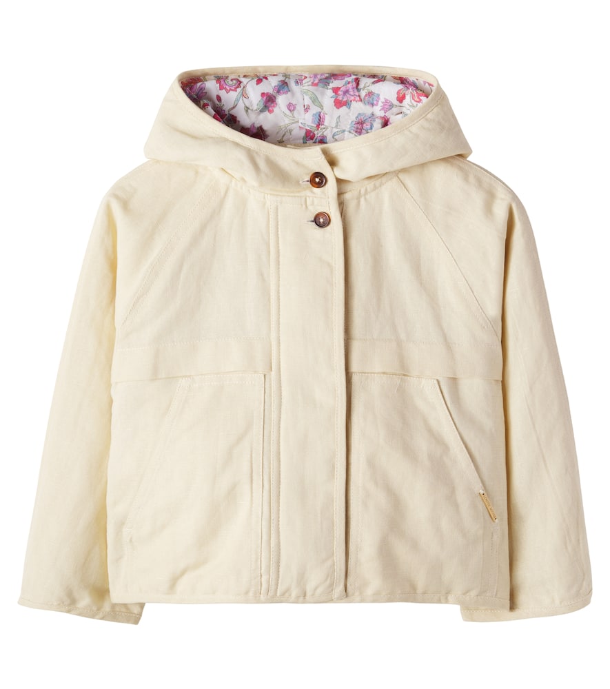 Clem linen and cotton canvas jacket