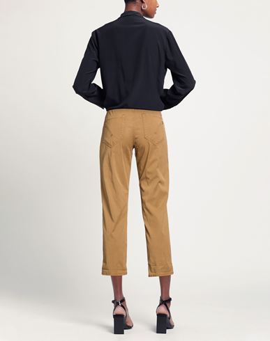 Woman Pants Mustard Size 29 Lyocell, Cotton, Elastane