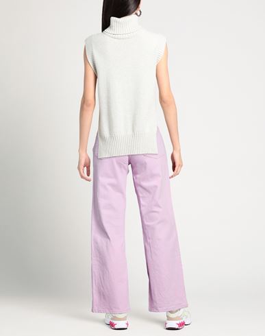 Woman Jeans Pink Size 10 Cotton, Elastane