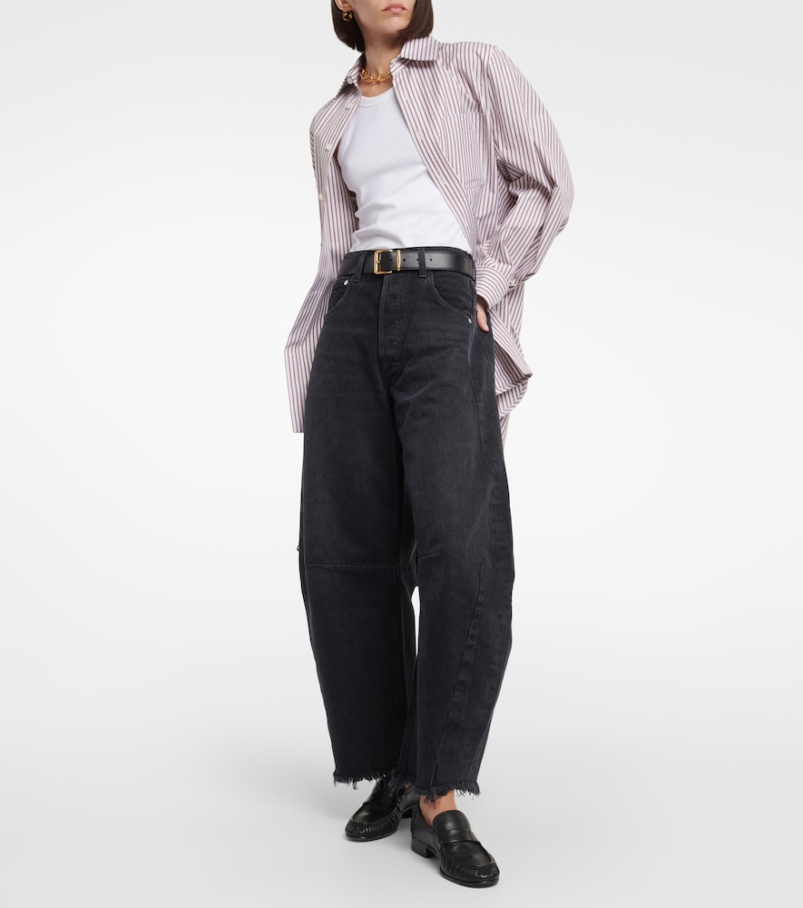 Horseshoe wide-leg jeans