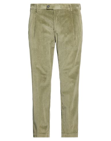 Man Pants Military green Size 42 Cotton, Lyocell, Elastane