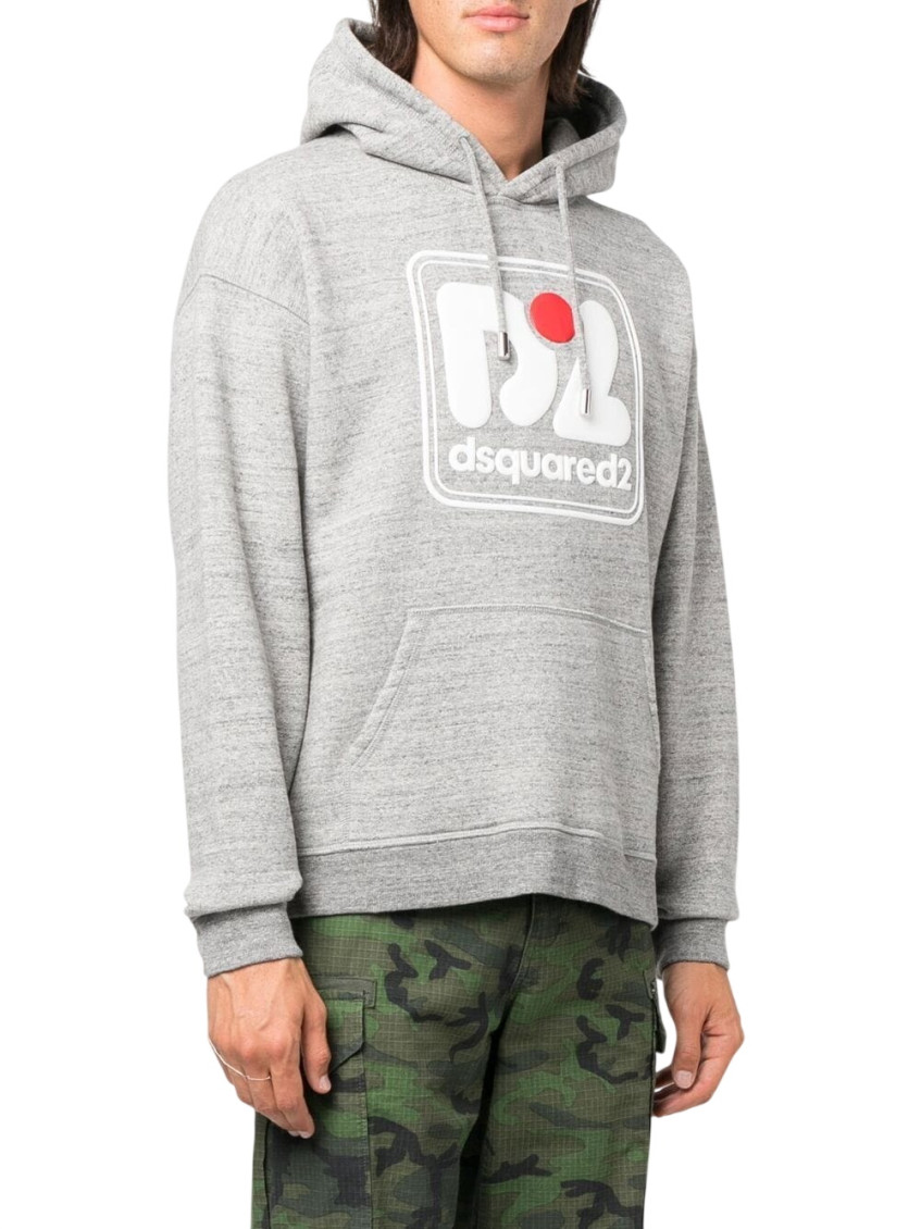 Logo-print cotton hoodie