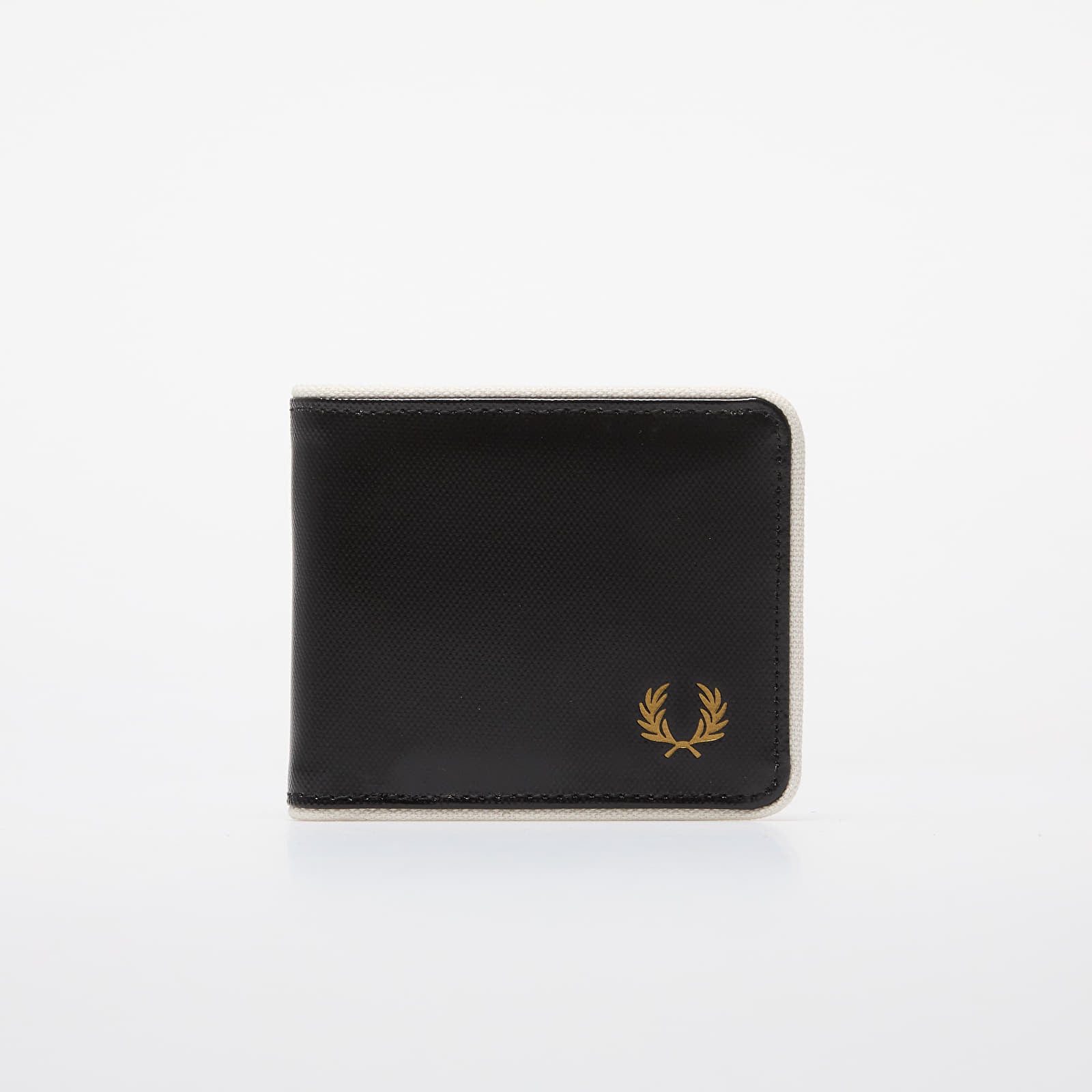 Wallet FRED PERRY Coated Polyester Billfold Wall Black/ Ecru Universa