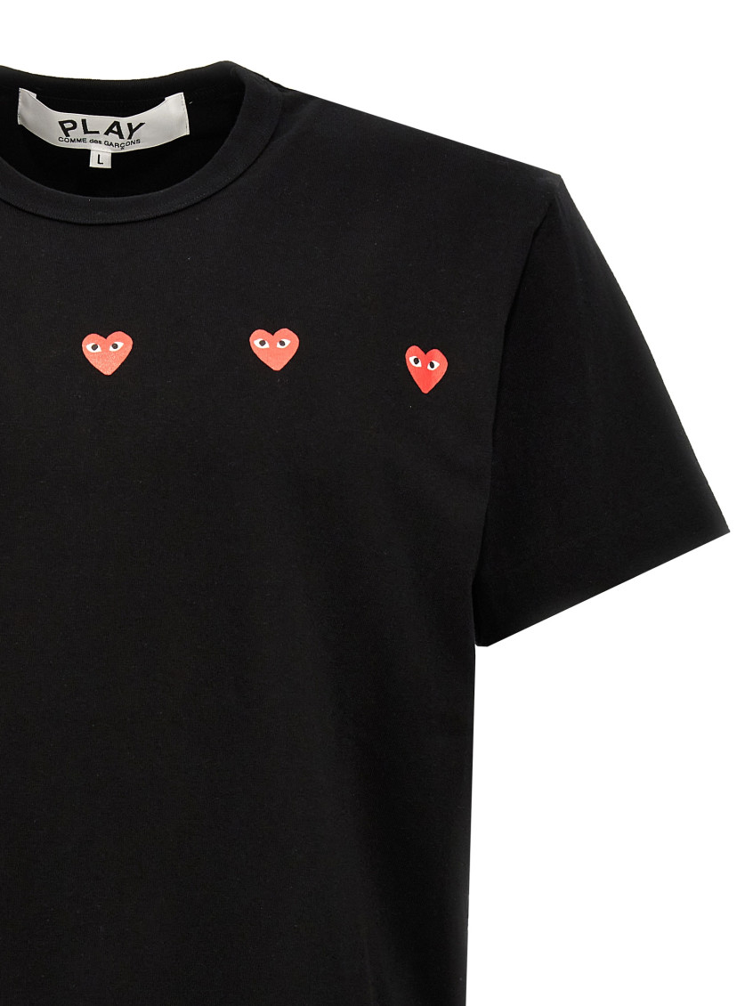 Black Logo Cotton T-Shirt