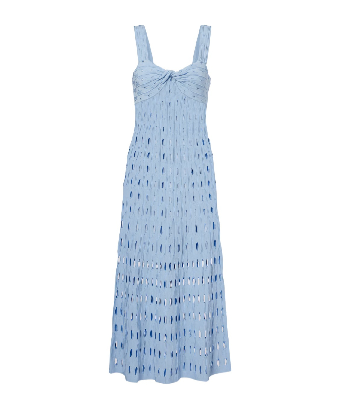 Sleeveless knitted midi dress