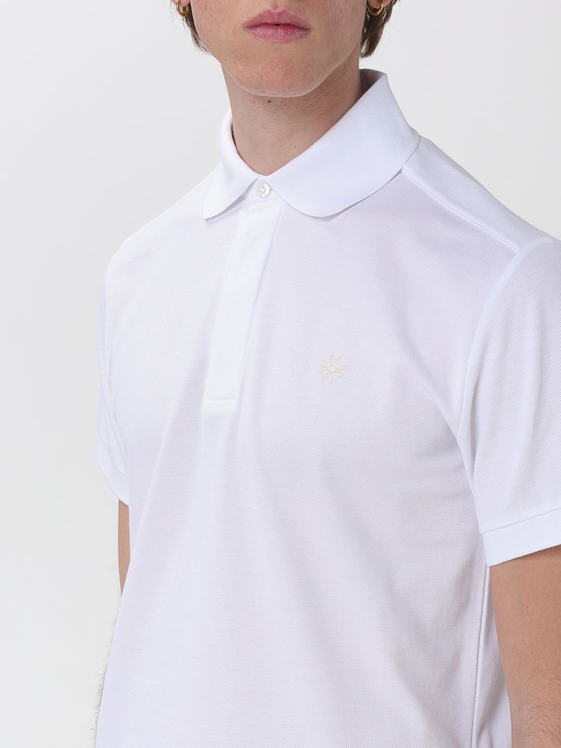 Polo Shirt Men color White