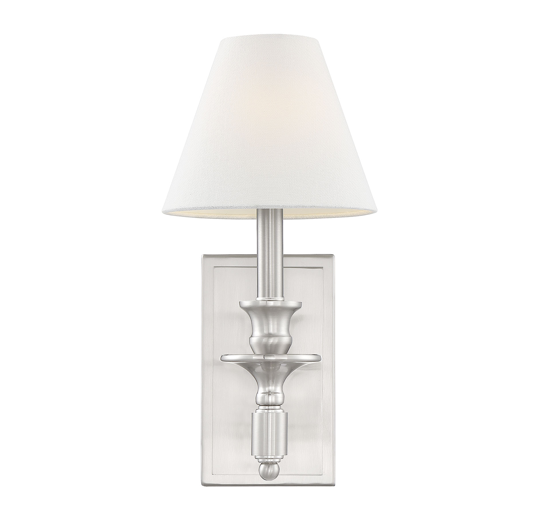 Savoy House Washburn 1-Light Sconce in Satin Nickel - 9-0700-1-SN