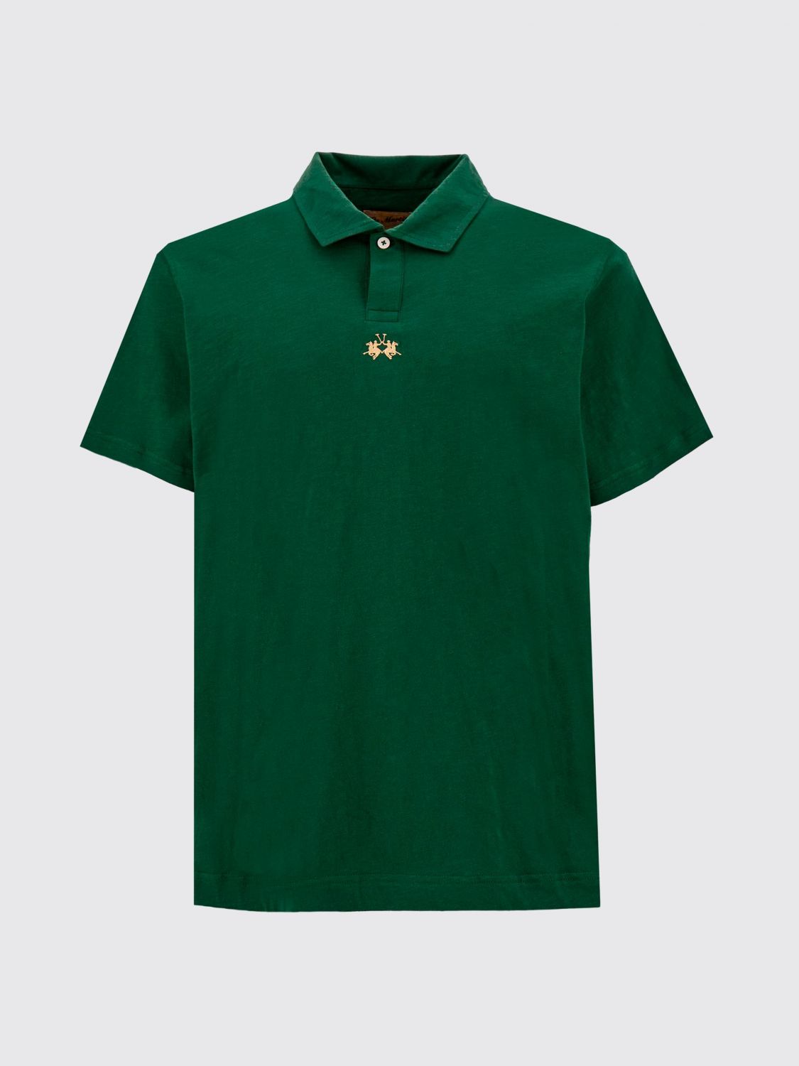 Polo Shirt Men color Forest Green