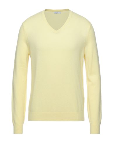 Optimum Man Sweater Pastel yellow Size XXL Wool, Cashmere