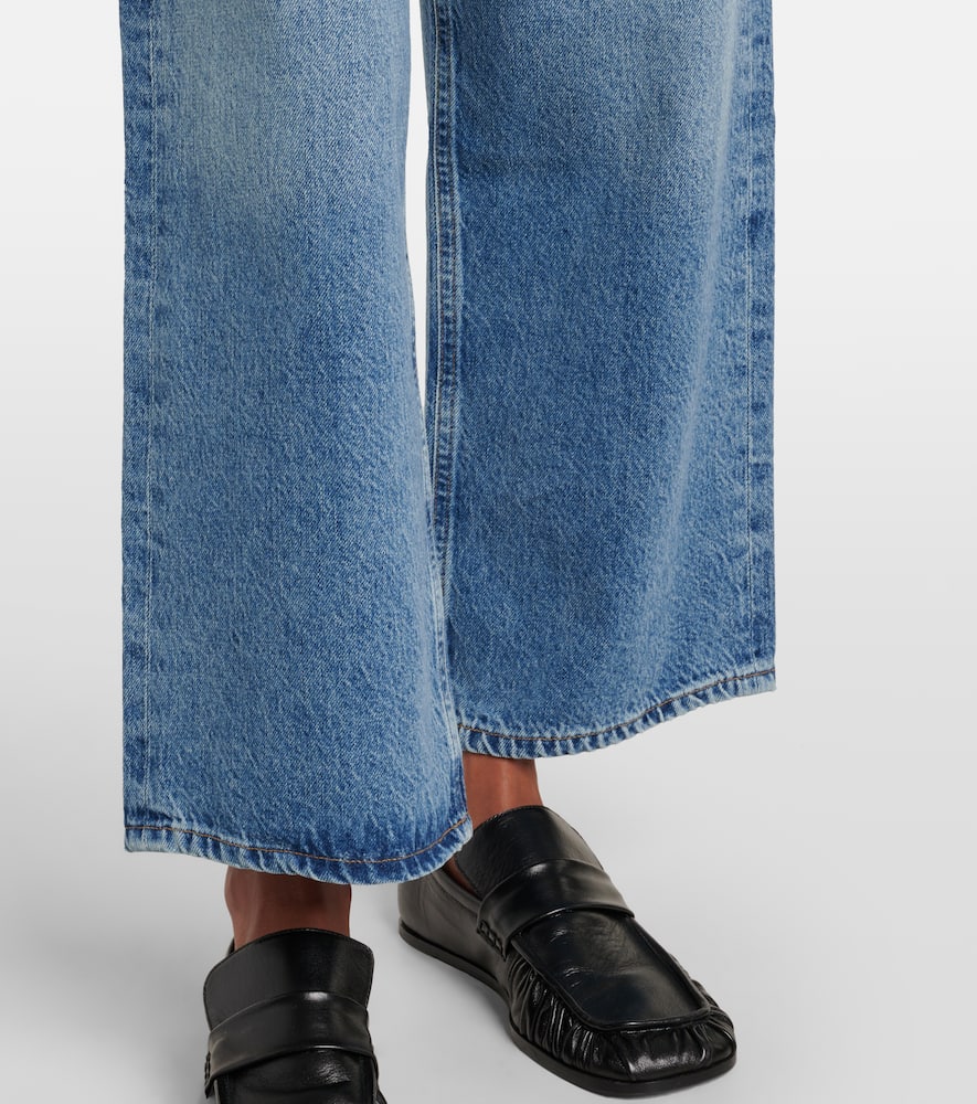 Ren high-rise wide-leg jeans