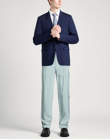 Man Pants Light grey Size 30 Silk, Polyamide