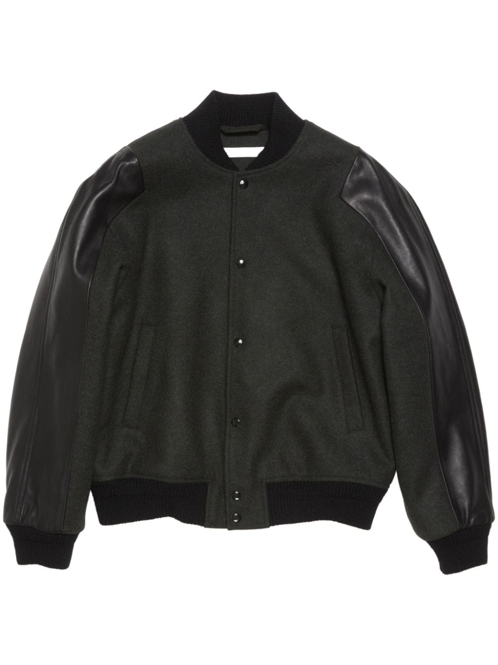 Wool-blend bomber jacket - Pink