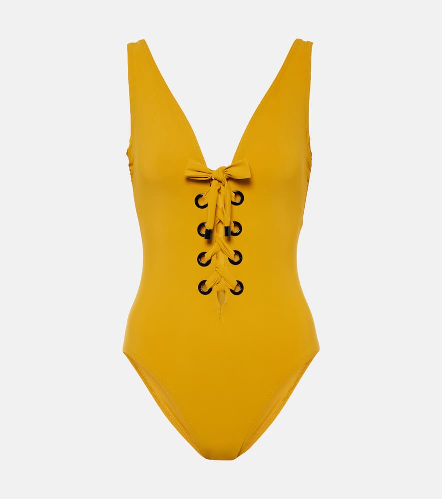 Lucy lace-up swimsuit