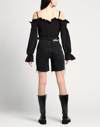 Woman Top Black Size S Polyester, Elastane