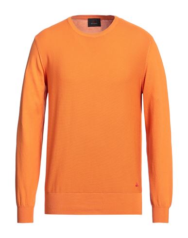 Man Sweater Orange Size XXL Cotton