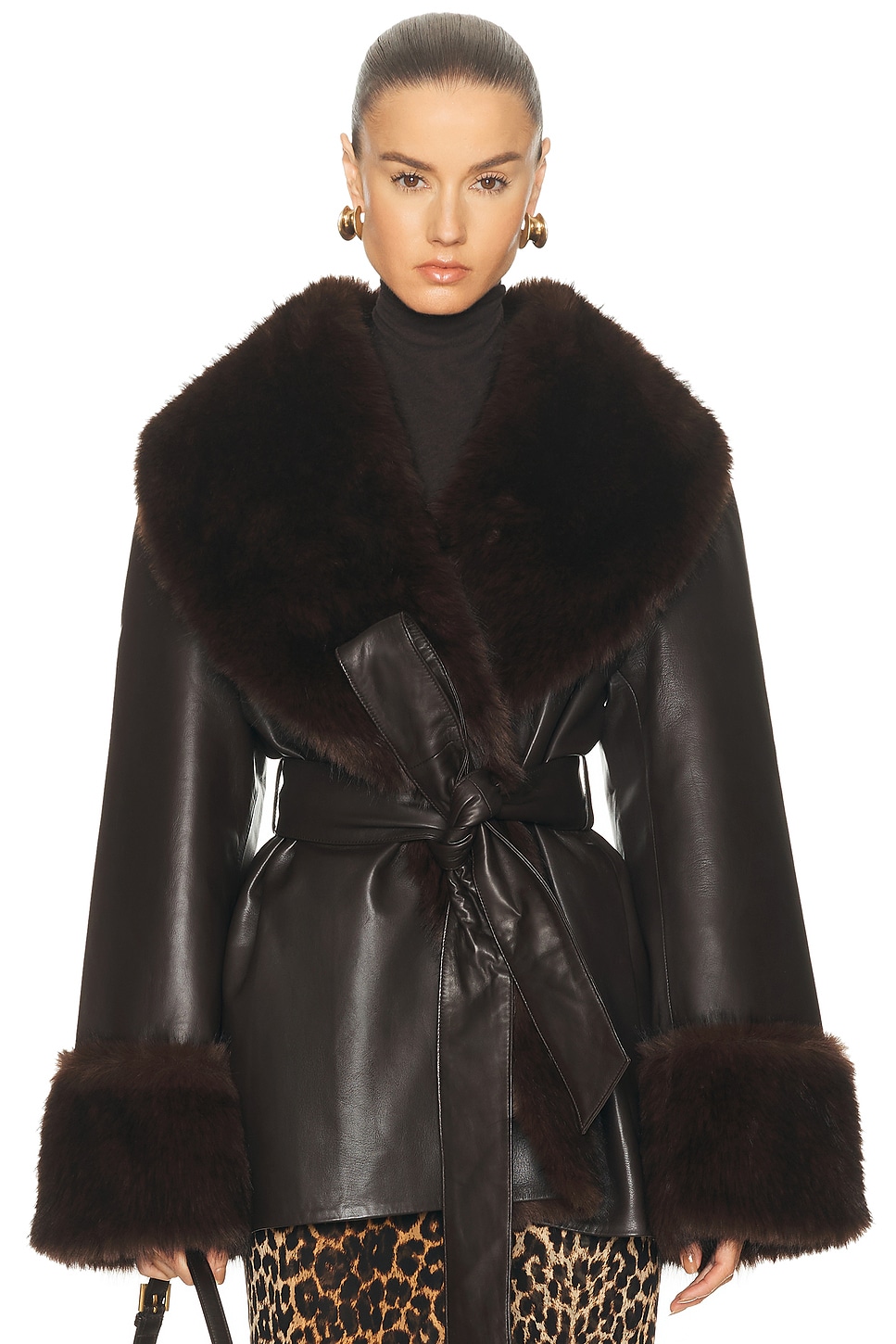 SEROYA Daly Coat in Brown