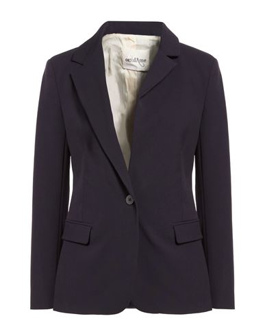 Woman Blazer Midnight blue Size 10 Polyester, Viscose, Elastane