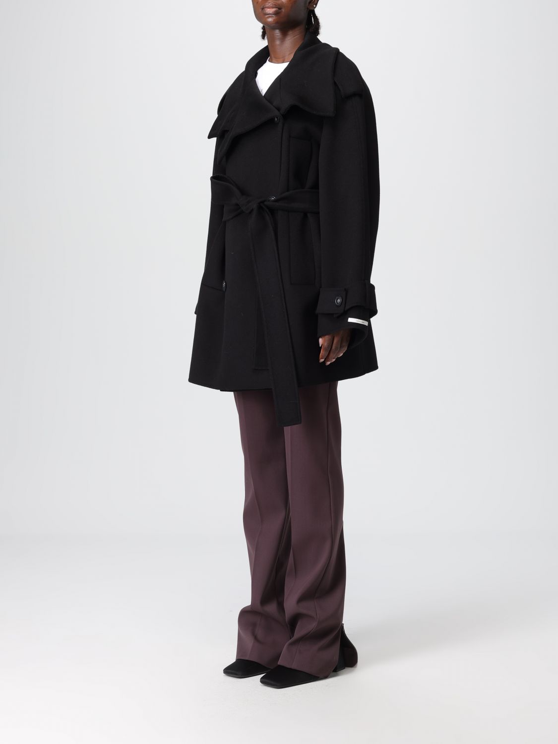 Coat Woman color Black