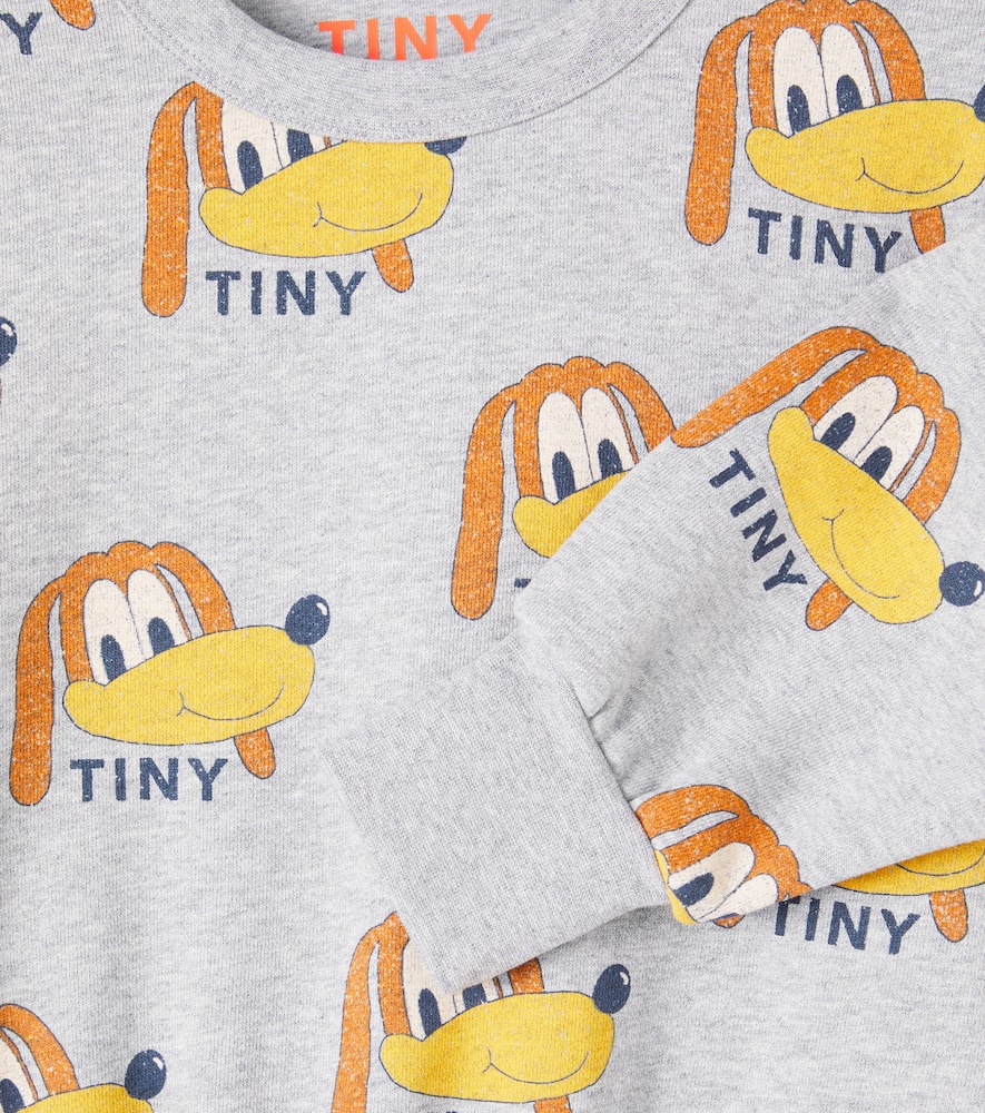 Dogs printed cotton jersey sweatshirt