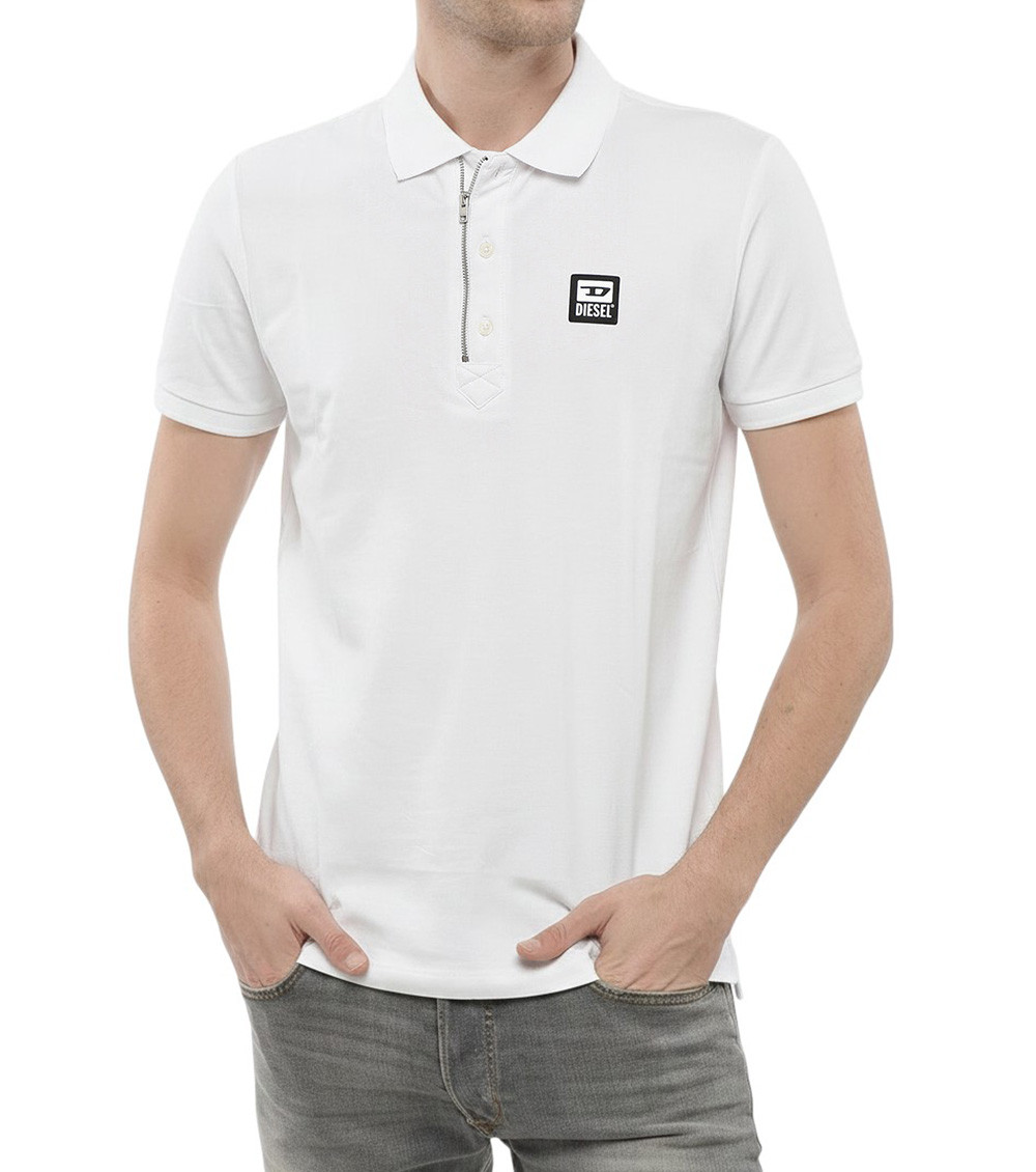 White Shirt Collar Polo
