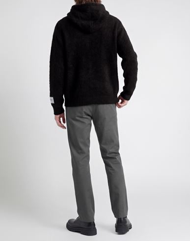 Family First Milano Man Sweater Black Size L Mohair wool, Polyamide, Acrylic