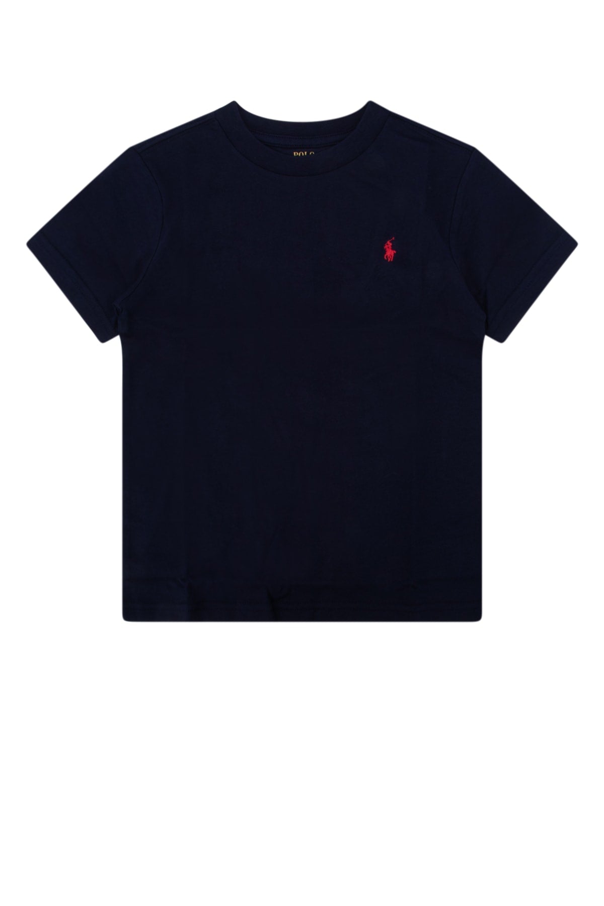 Embroidered Logo T-Shirt — Navy