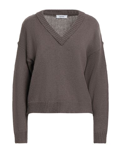Woman Sweater Brown Size 10 Merino Wool