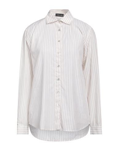 Anneclaire Woman Shirt Beige Size 4 Cotton, Linen