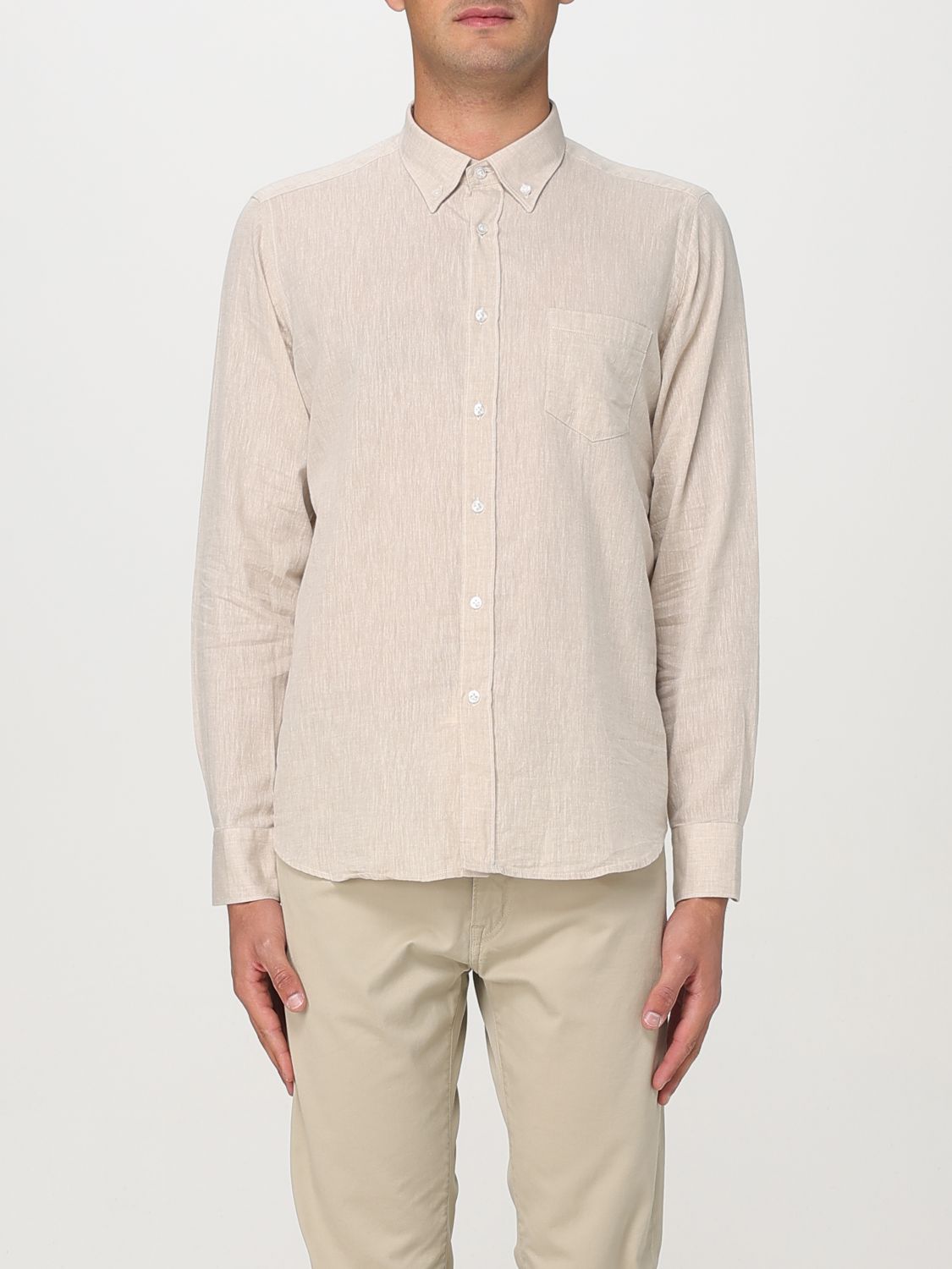Shirt MANUEL RITZ Men color Beige