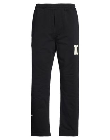 Man Pants Black Size M Cotton