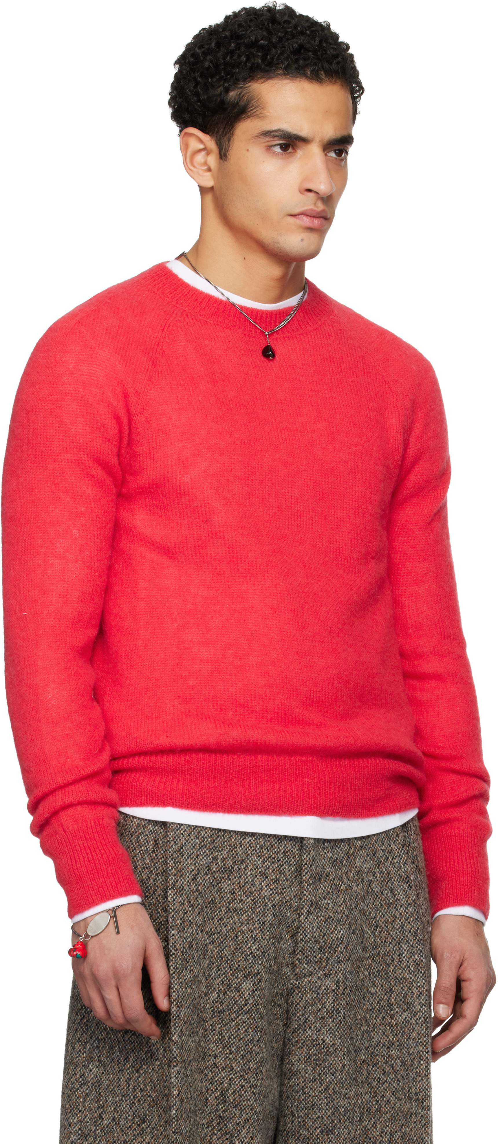 Red Alpaca Sweater