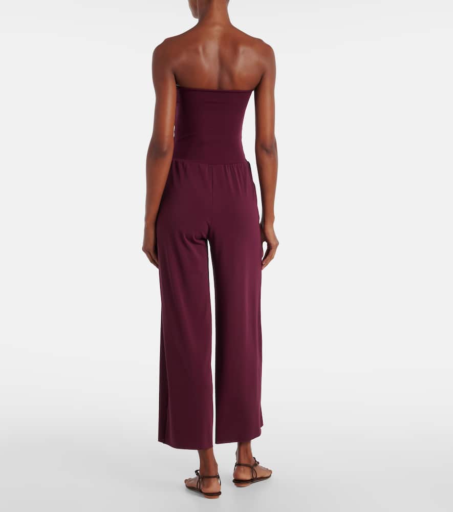Dao strapless jersey jumpsuit