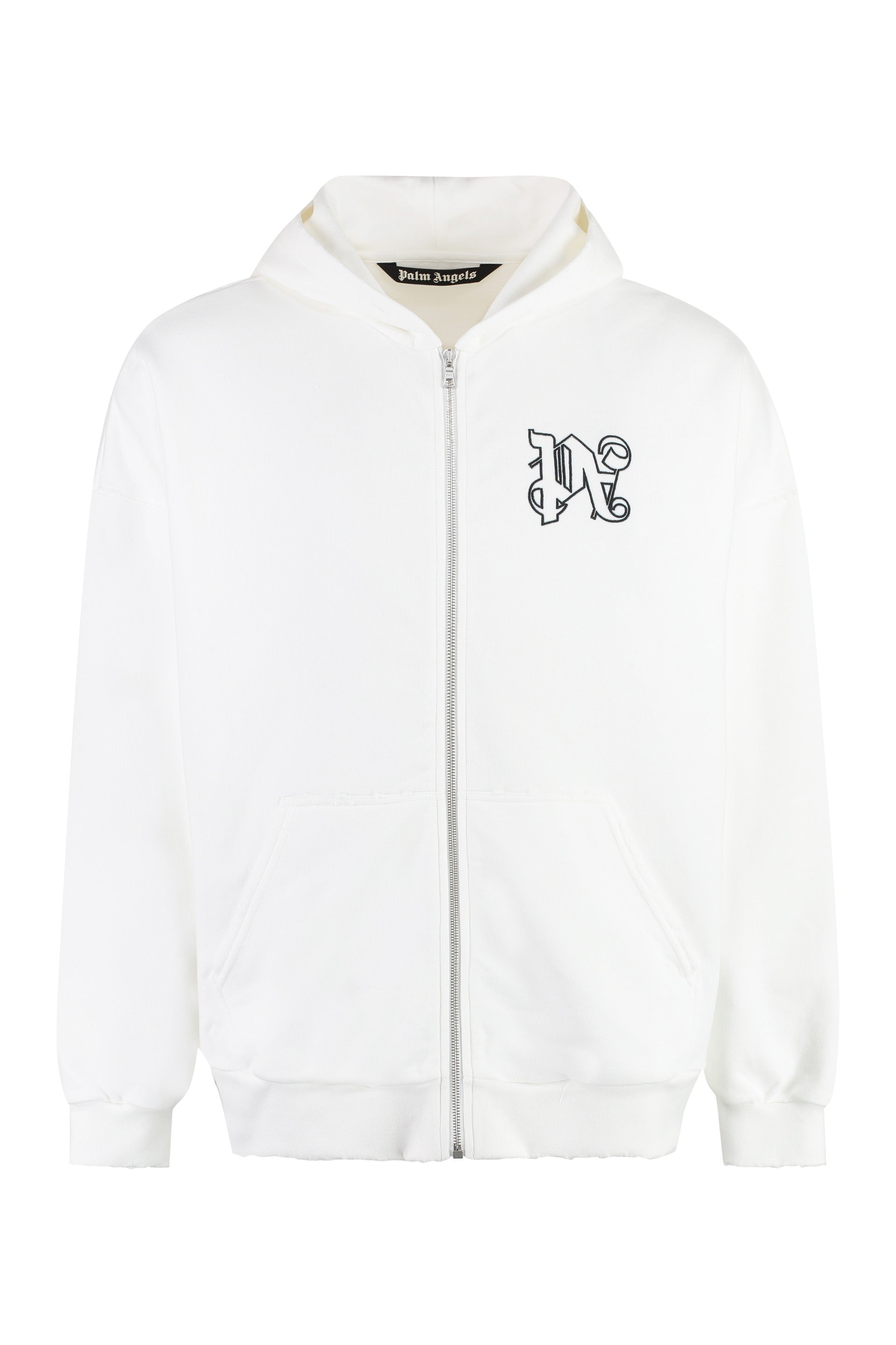 Monogram-embroidered Cotton Hoodie