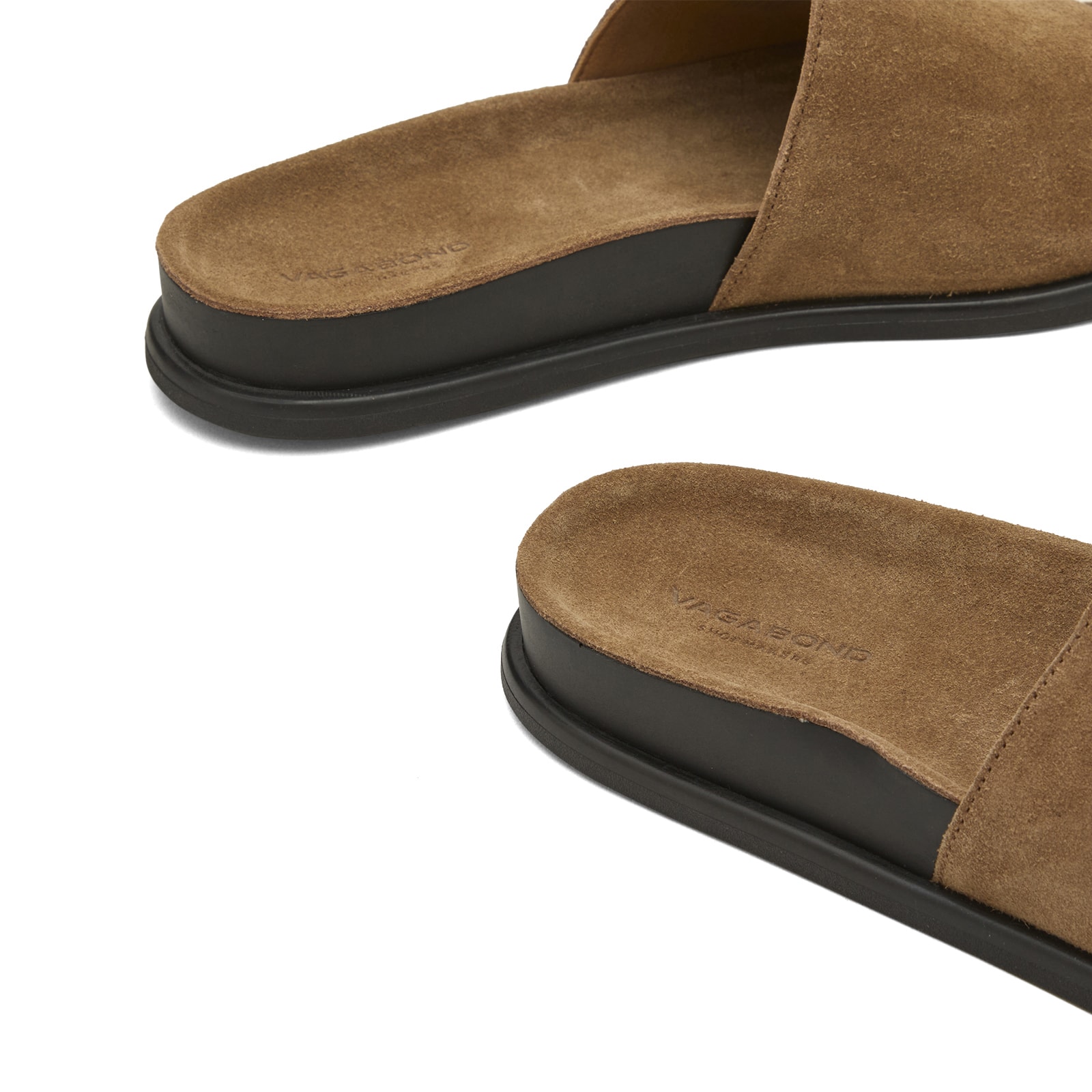 Women's Effie Suede Slide Sandal Dark Sand