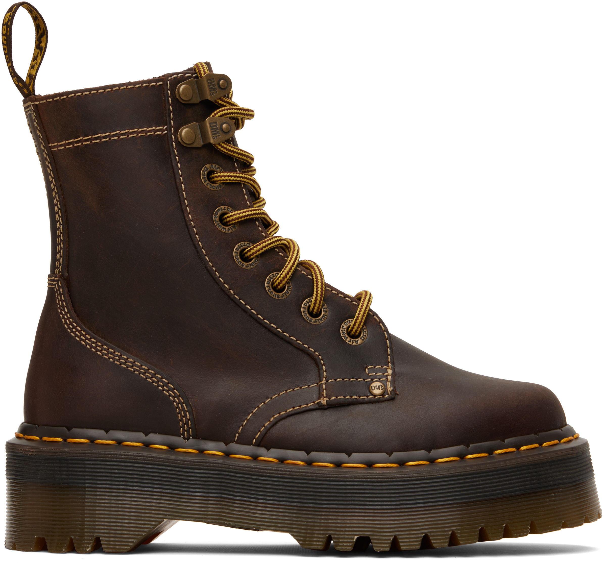 Brown Jadon Arc Platform Boots