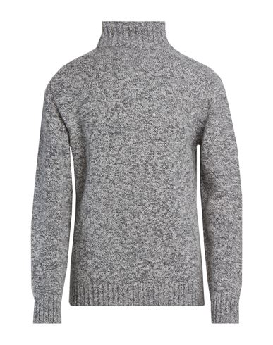 Man Turtleneck Grey Size 42 Polyamide, Wool, Viscose, Alpaca wool, Cashmere