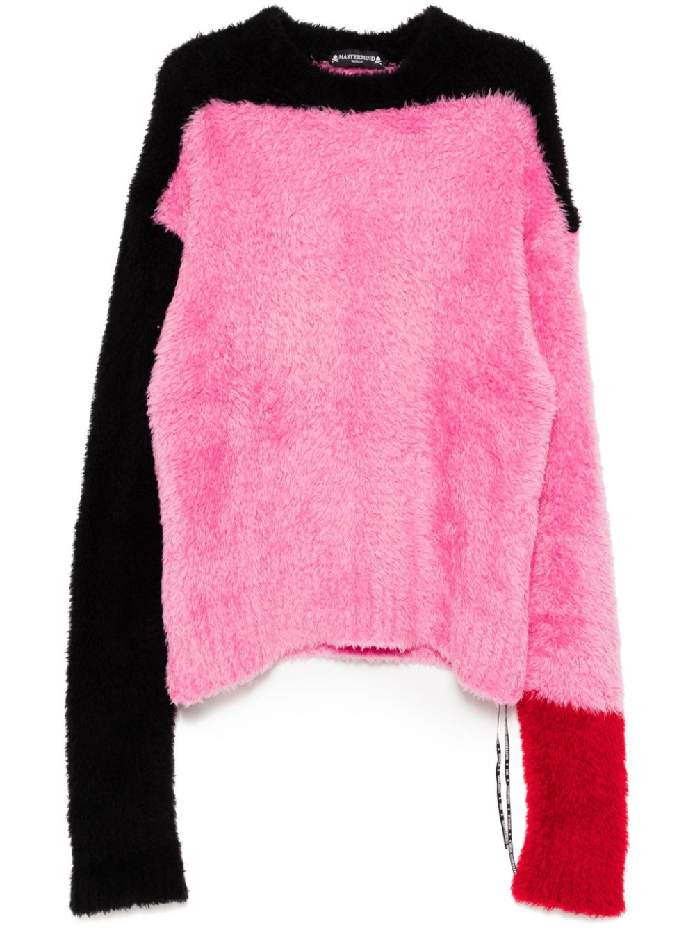 Logo-jacquard jumper - Pink