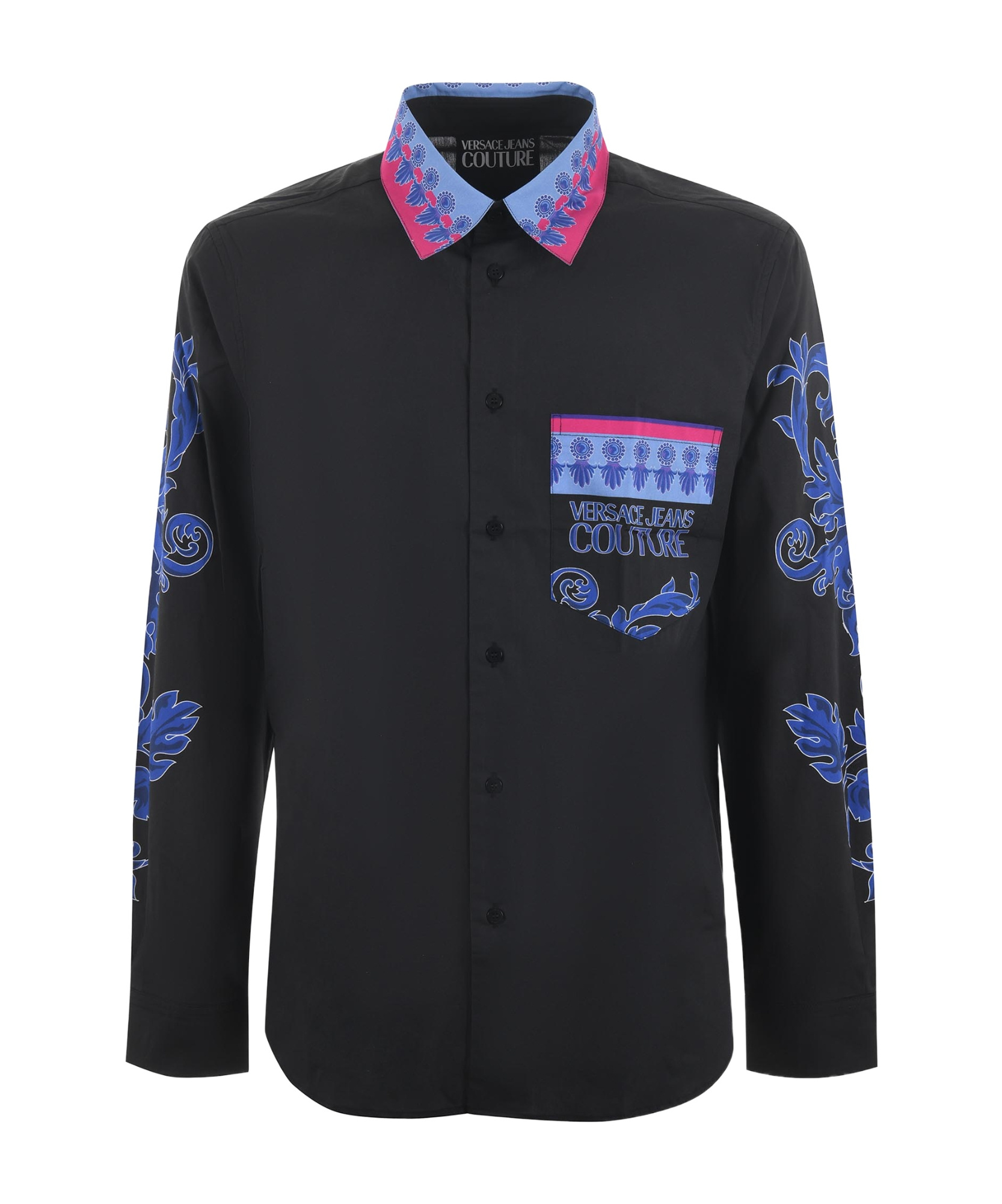 Versace Jeans Couture Pattern-Printed Button-Up Shirt