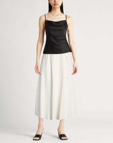 Chocolat Woman Maxi skirt Cream Size 0 Cotton