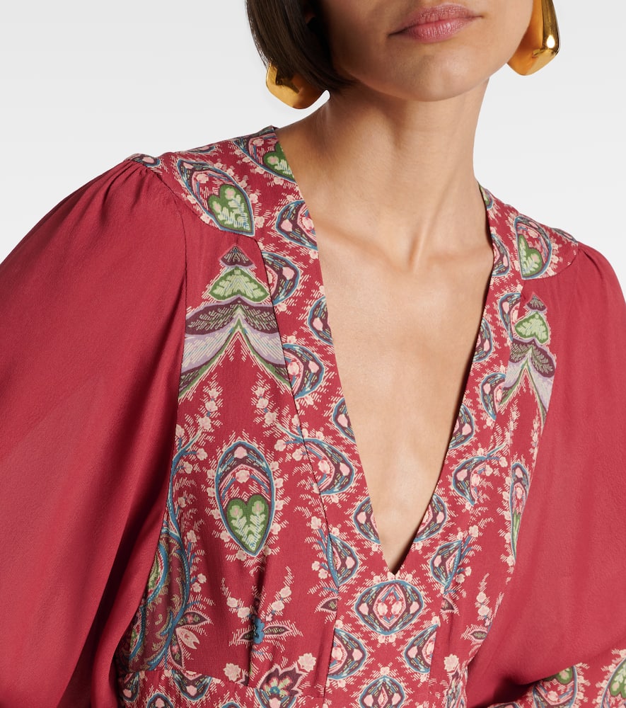 Paisley maxi dress