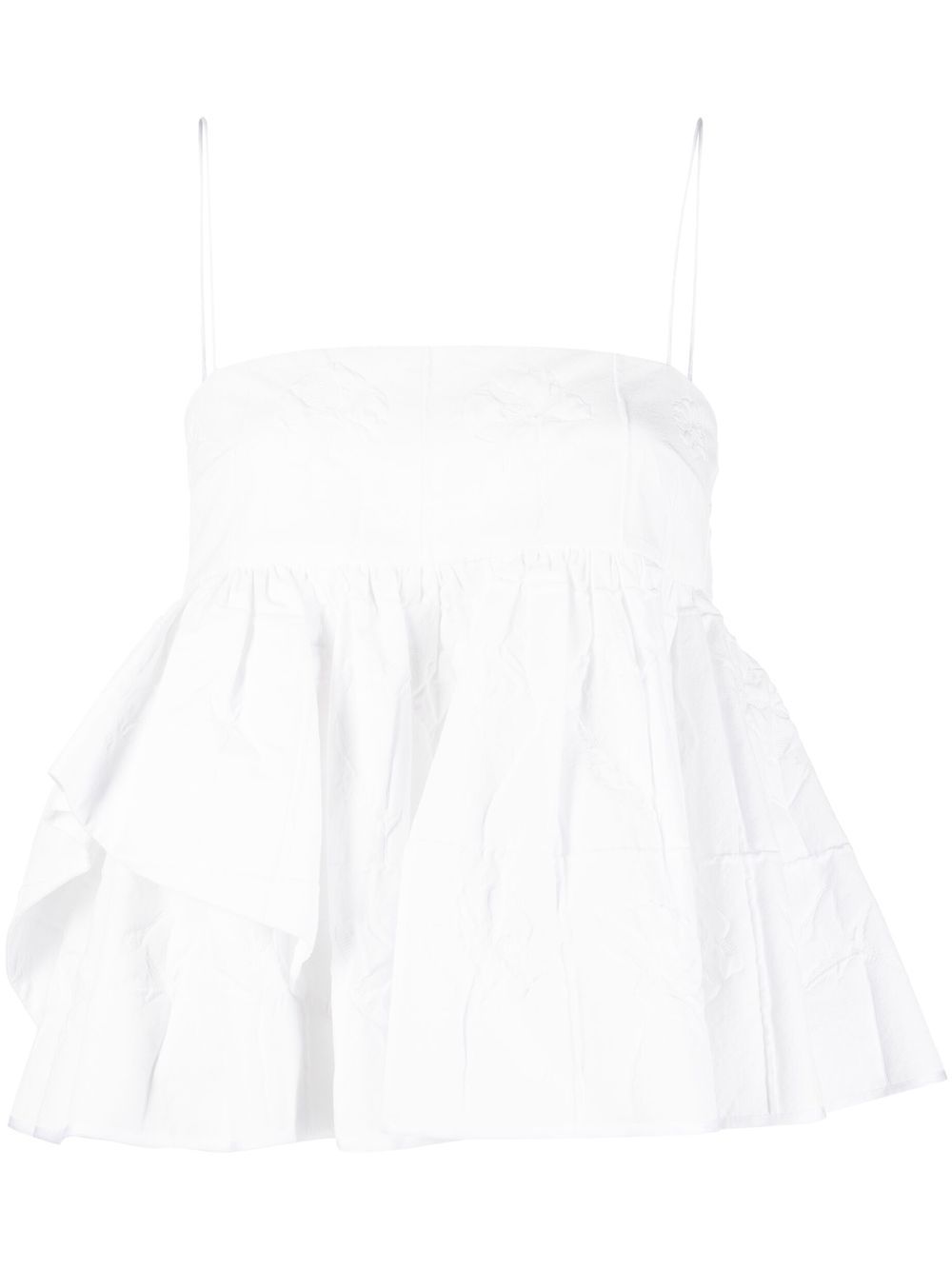Debora floral top - White