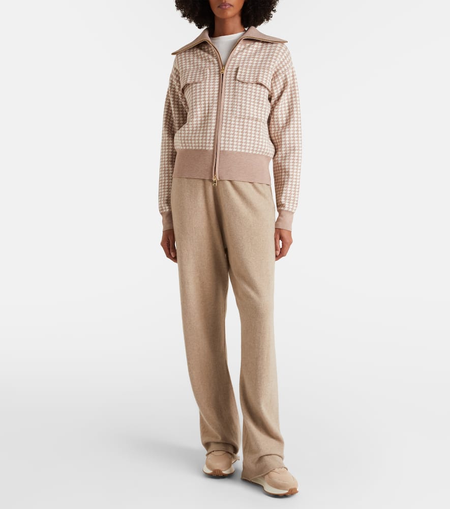 Ablett houndstooth jacquard jacket