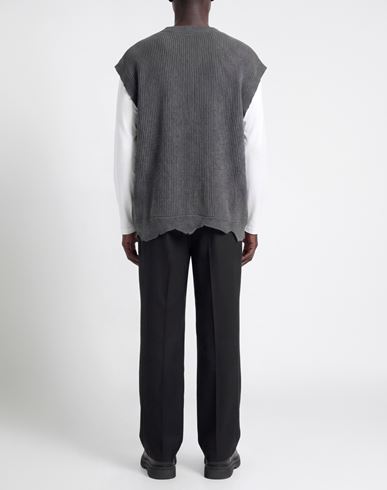 Man Sweater Grey Size 34 Wool, Polyamide