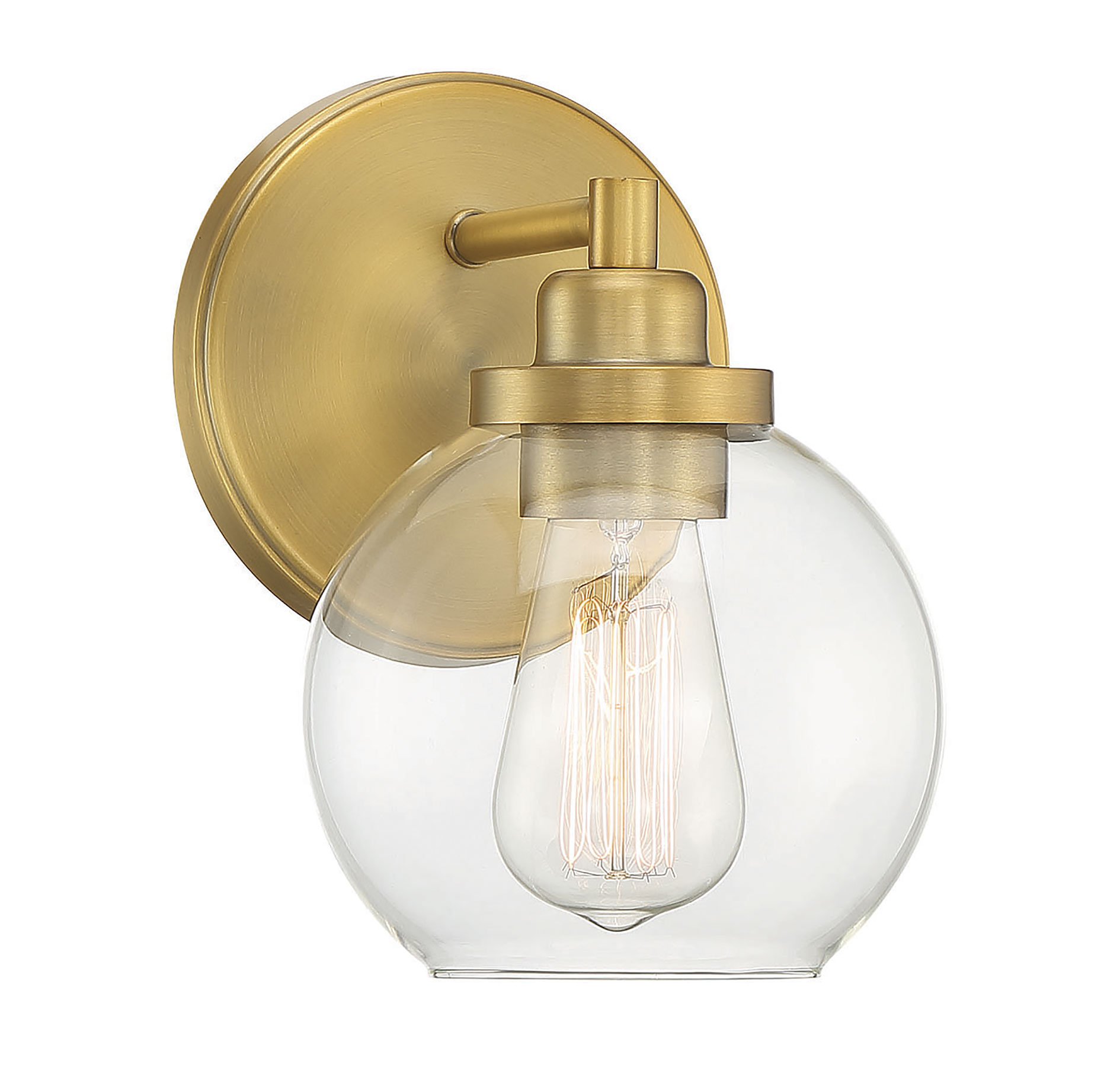 Savoy House Carson Wall Sconce in Warm Bras