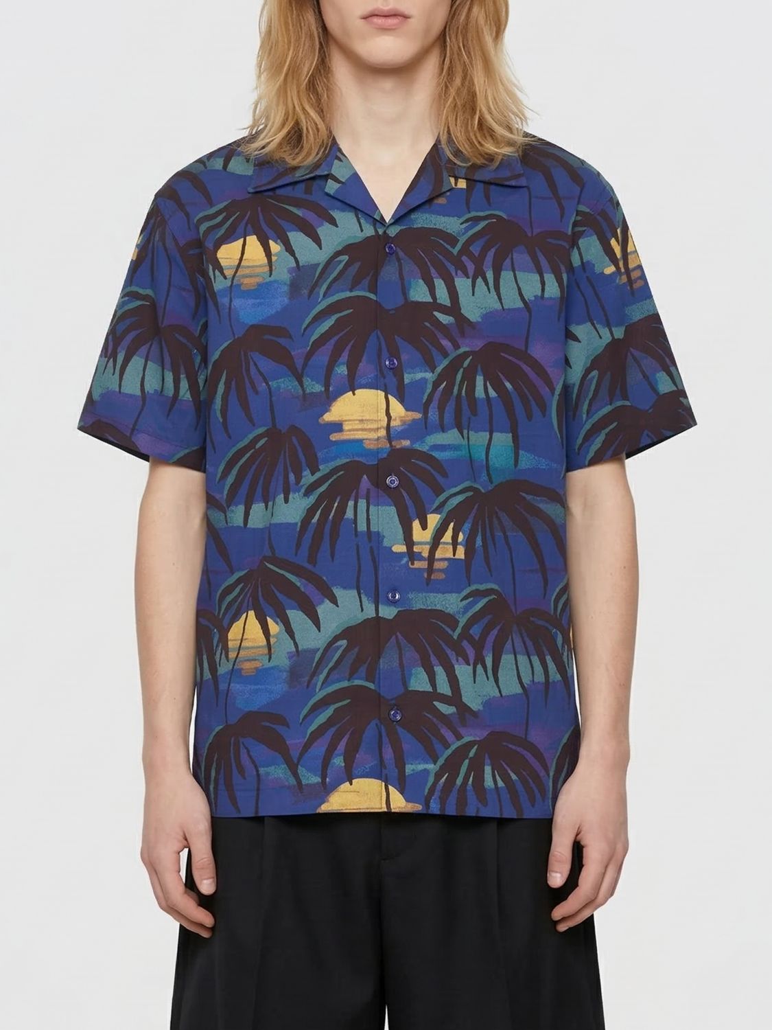 Shirt DRÔLE DE MONSIEUR Men color Blue