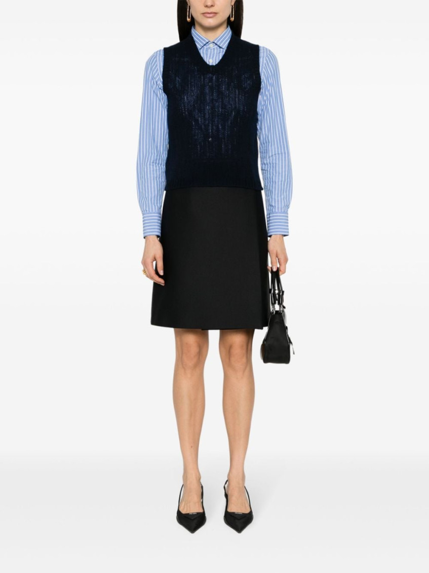 V-neck Knitted Vest