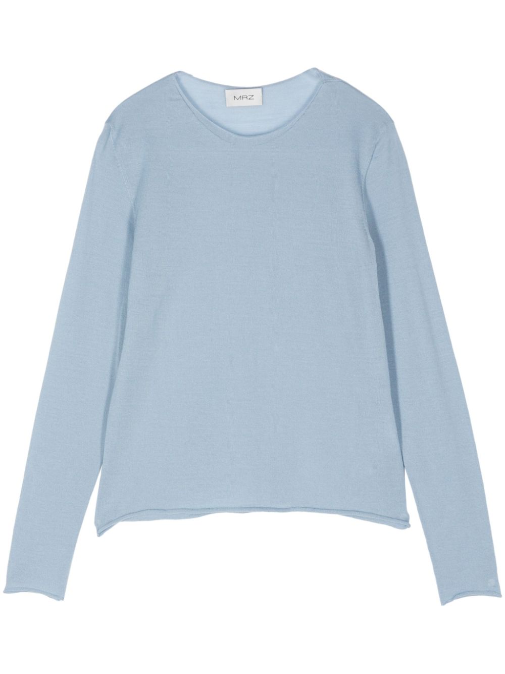 Fine-ribbed jumper - Brown