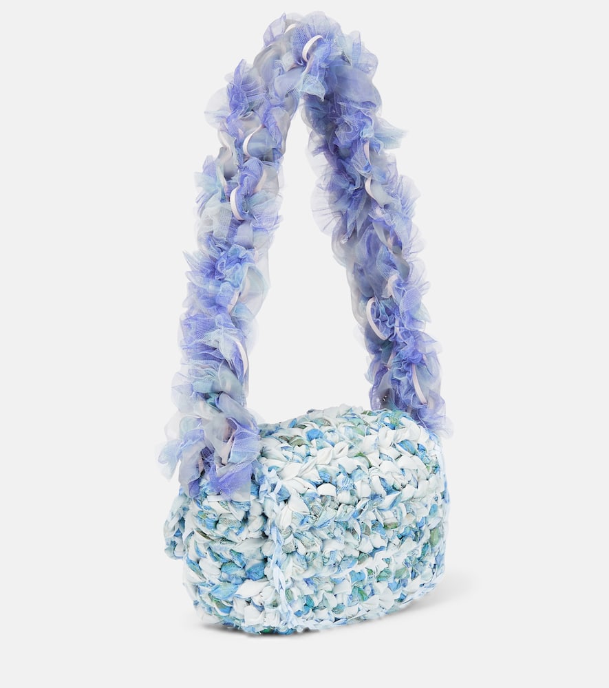 Susan Fang Mini crochet lace shoulder bag