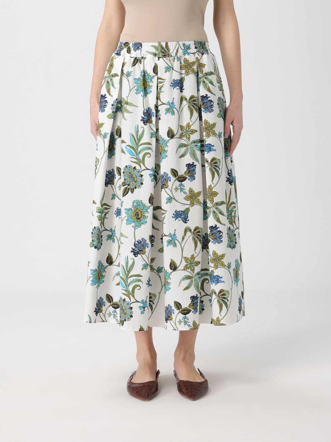 Skirt Woman color White